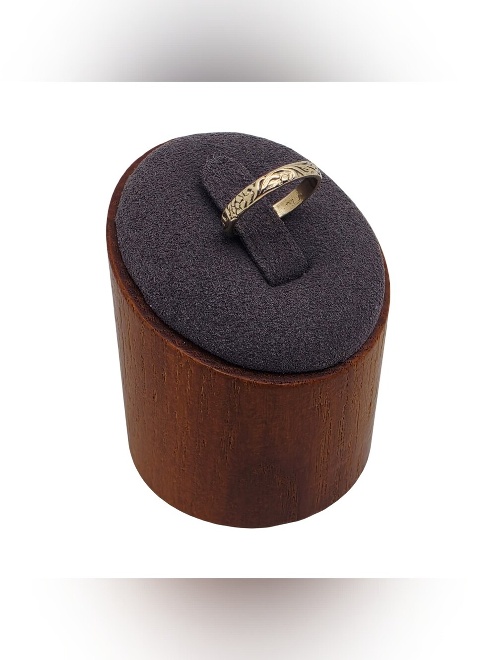 Vintage JL Hudson 14k Yellow Gold Orange Blossom Ring Petite Pinky Band 2.75 - Picture 3 of 7